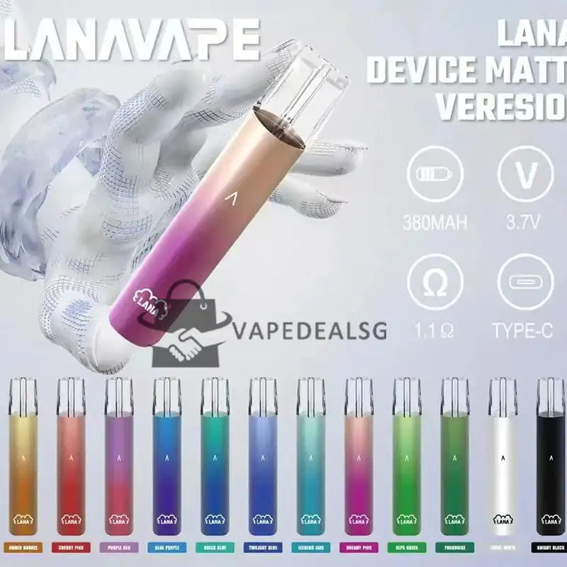 LANA Matte Device specifications and colour list Singapore