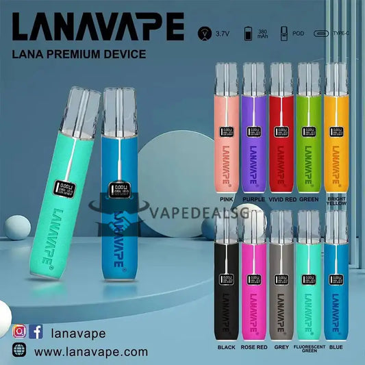 LANA Premium Device Colour Options – LANA Vape Singapore Original Device
