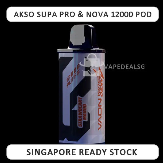 akso-supa-pro-nova-12000-puffs-cartridge-pod-singapore-vape-deal-sg