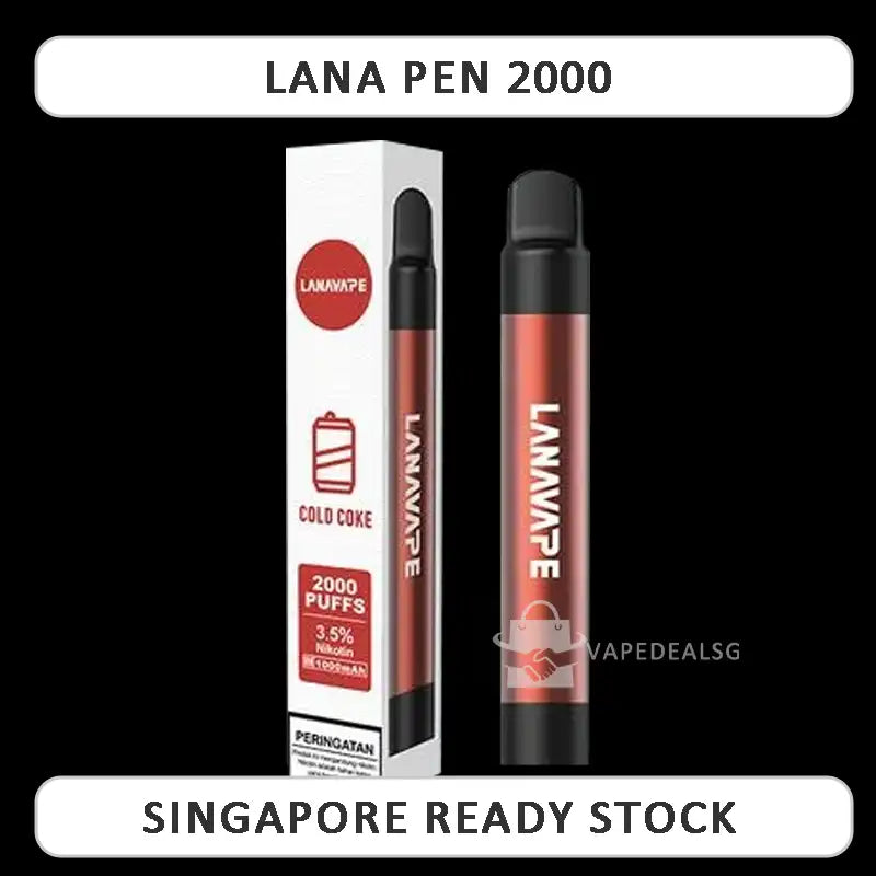 LANA PEN 2000 Disposable Vape – 2k Puffs | Ready Stock in Singapore