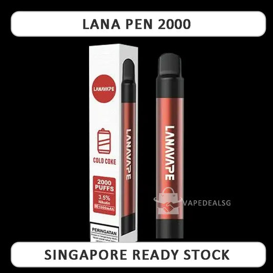 LANA PEN 2000 Disposable Vape – 2k Puffs | Ready Stock in Singapore