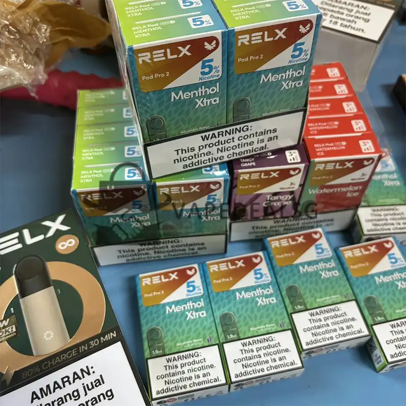 RELX Infinity Pod Singapore ready stock authentic RELX pods 5 percent nicotine multiple flavours