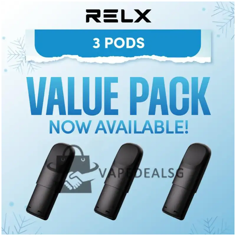 RELX Pod Real value pack 3 pods authentic RELX Infinity pods Singapore ready stock